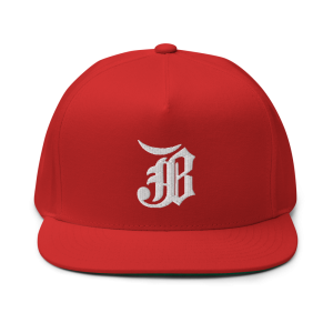JB Baseball Logo Flat Bill Cap