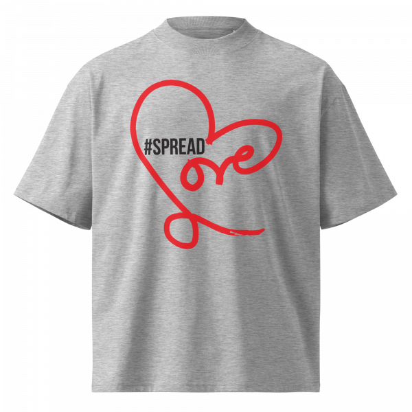 SPREADLove OG Logo Oversized organic high neck t-shirt - Image 5