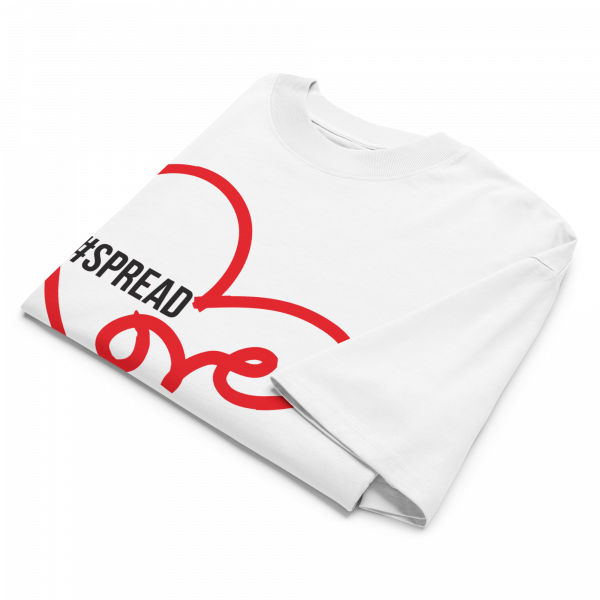 SPREADLove OG Logo Oversized organic high neck t-shirt - Image 3