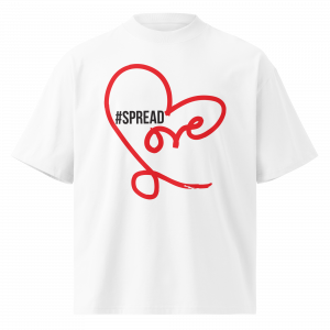 SPREADLove OG Logo Oversized organic high neck t-shirt